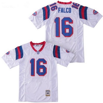 Men's The Replacements #16 Shane Falco White Football Jersey