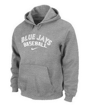 Men's Toronto Blue Jays Gray Printed Pullover Hoodie