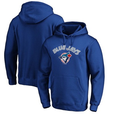 Men's Toronto Blue Jays Printed Pullover Hoodie 112218