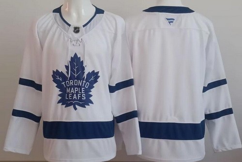 Men's Toronto Maple Leafs Blank White Authentic Jersey