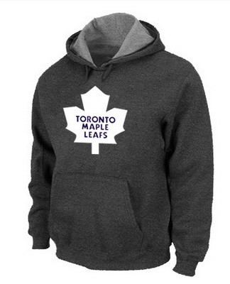 Men's Toronto Maple Leafs Dark Gray Printed Pullover Hoodie