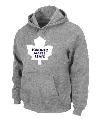 Men's Toronto Maple Leafs Gray Printed Pullover Hoodie