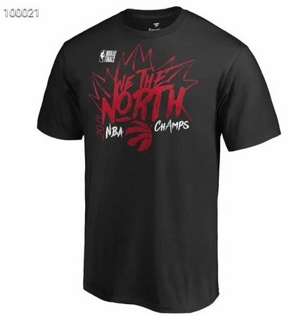 Men's Toronto Raptors 2019 Champions Printed T Shirt 2006