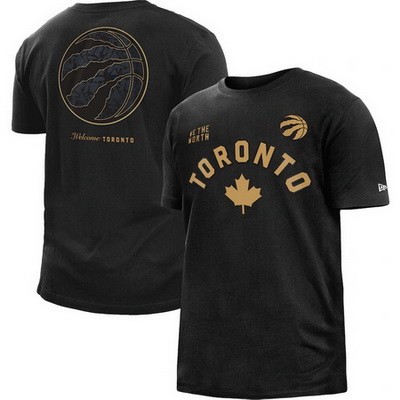 Men's Toronto Raptors Black 2022 City Edition Brushed Jersey T Shirt