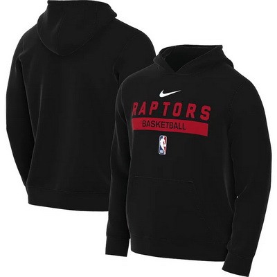 Men's Toronto Raptors Black 2022 Legend On Court Practice Performance Pullover Hoodie