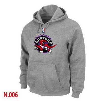 Men's Toronto Raptors Grey Printed Pullover Hoodie