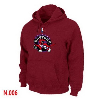 Men's Toronto Raptors Red Printed Pullover Hoodie