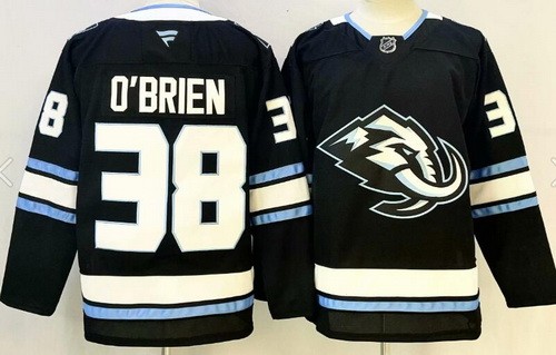 Men's Utah Mammoth #38 Liam O'Brien Navy Authentic Jersey
