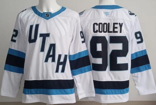 Men's Utah Mammoth #92 Logan Cooley White Authentic Jersey