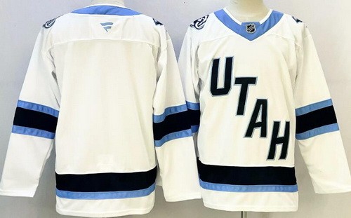 Men's Utah Mammoth Blank White Authentic Jersey