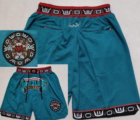 Men's Vancouver Grizzlies Green 2022 Just Don Shorts