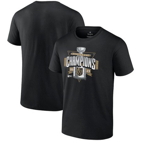 Men's Vegas Golden Knights Black 2023 Stanley Cup Champions T Shirt 306111