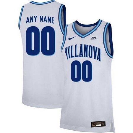 Men's Villanova Wildcats Customized White 2019 College Basketball Jersey