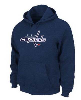 Men's Washington Capitals Navy Blue Printed Pullover Hoodie