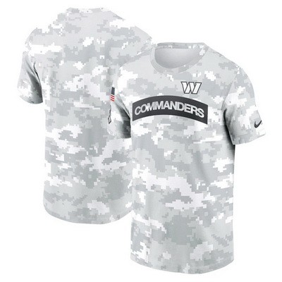 Men's Washington Commanders Arctic Camo 2024 Salute To Service Performance T Shirt