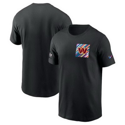 Men's Washington Commanders Black 2023 Crucial Catch Sideline TriBlend T Shirt