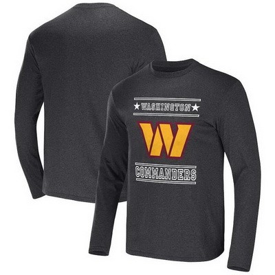 Men's Washington Commanders Dark Gray NFL x Darius Rucker Collection Long Sleeve T Shirt