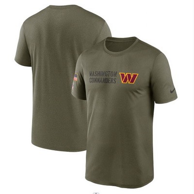 Men's Washington Commanders Olive 2022 Salute to Service Legend Team T Shirt