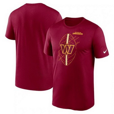 Men's Washington Commanders Red Legend Icon Performance T Shirt