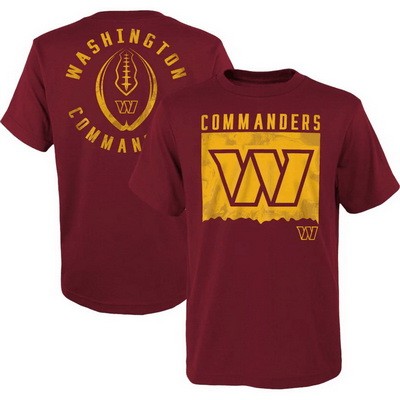 Men's Washington Commanders Red Liquid Camo Logo T Shirt