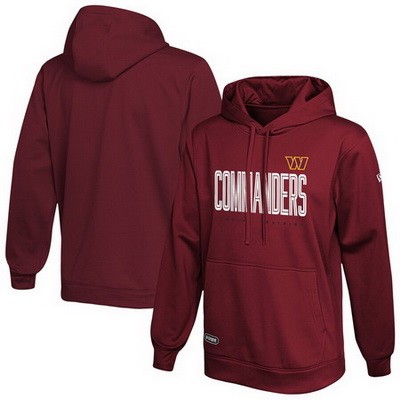Men's Washington Commanders Red Printed Pullover Hoodie 302654