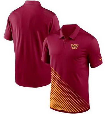 Men's Washington Commanders Red Vapor Performance Polo