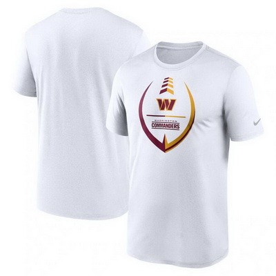 Men's Washington Commanders White Icon Legend Performance T Shirt