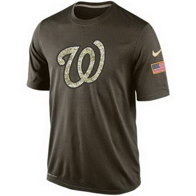 Men's Washington Nationals Printed T Shirt 10605