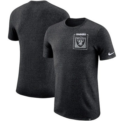 New Orleans Saints Marled Stadium Heathered Printed T Shirt 200803