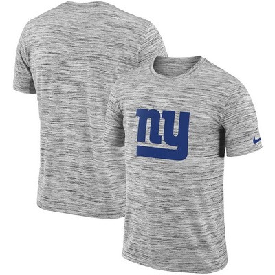 New York Giants Marled Stadium Heathered Printed T Shirt 200827