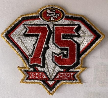 San Francisco 49ers 75th Anniversary Patch