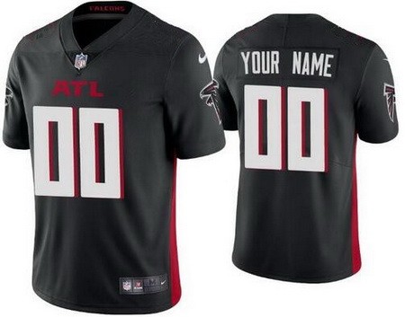 Toddler Atlanta Falcons Customized Limited Black Vapor Jersey