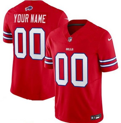 Toddler Buffalo Bills Customized Limited Red FUSE Vapor Jersey