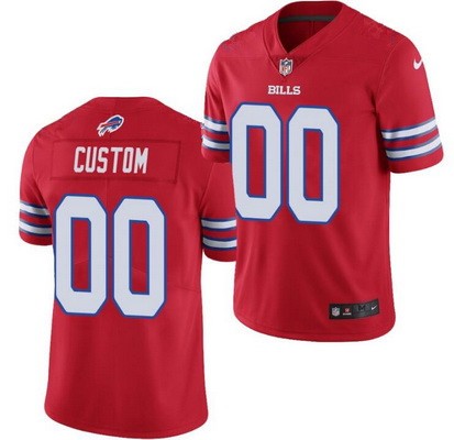 Toddler Buffalo Bills Customized Limited Red Vapor Jersey