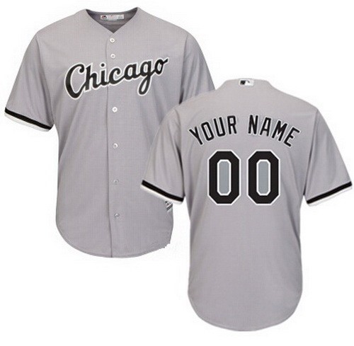 Toddler Chicago White Sox Customized Gray Cool Base Jersey