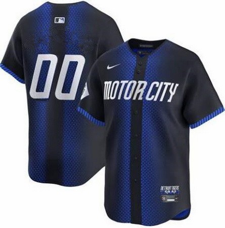 Toddler Detroit Tigers Customized Navy City Connect Limited Jersey