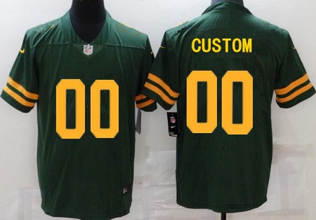Toddler Green Bay Packers Customized Limited Green Alternate Vapor Jersey