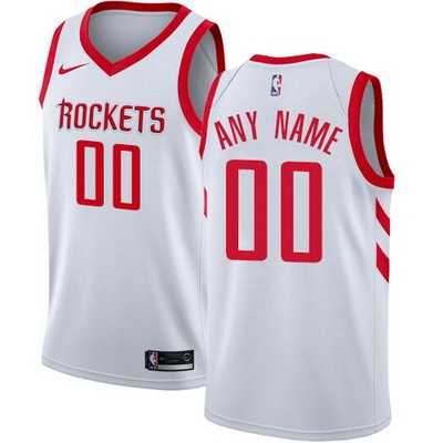 Toddler Houston Rockets Customized White Icon Swingman Jersey_2