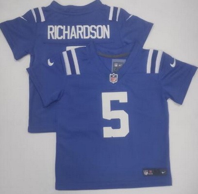 Toddler Indianapolis Colts #5 Anthony Richardson Limited Blue Vapor Jersey