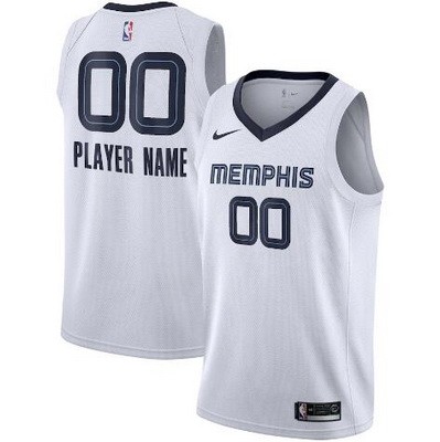 Toddler Memphis Grizzlies Customized White Icon Swingman Jersey