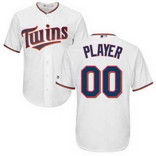Toddler Minnesota Twins Customized White Cool Base Jersey