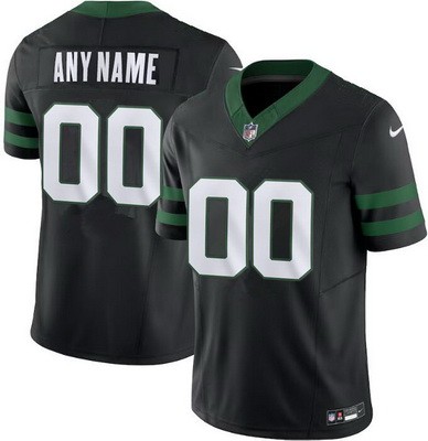 Toddler New York Jets Customized Limited Black 2024 FUSE Vapor Jersey