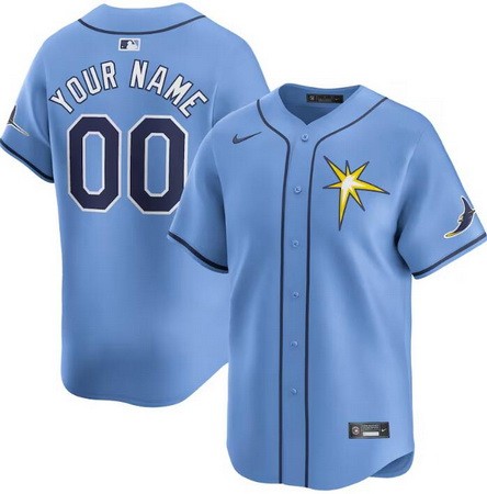 Toddler Tampa Bay Rays Customized Light Blue Limited Jersey