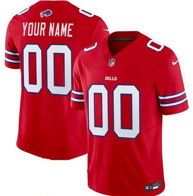 Women's Buffalo Bills Customized Limited Red FUSE Vapor Jersey