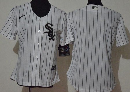 Women's Chicago White Sox Blank White 2020 Cool Base Jersey