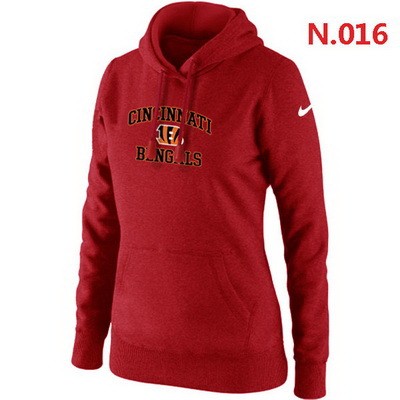 Women's Cincinnati Bengals Printed Hoodie 0722