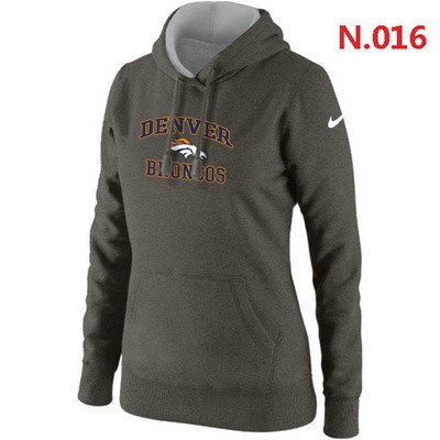 Women's Denver Broncos Printed Hoodie 1010