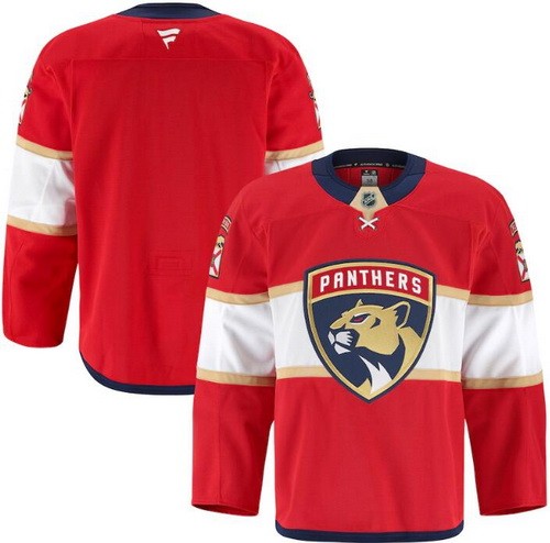 Women's Florida Panthers Customized Red Fanatics Authentic Jersey