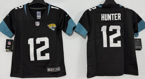 Women's Jacksonville Jaguars #12 Travis Hunter Limited Black Vapor Jersey