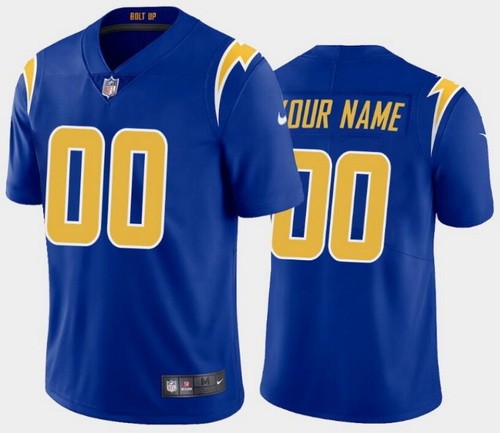 Women's Los Angeles Chargers Customized Limited Royal Blue 2020 Vapor Untouchable Jersey